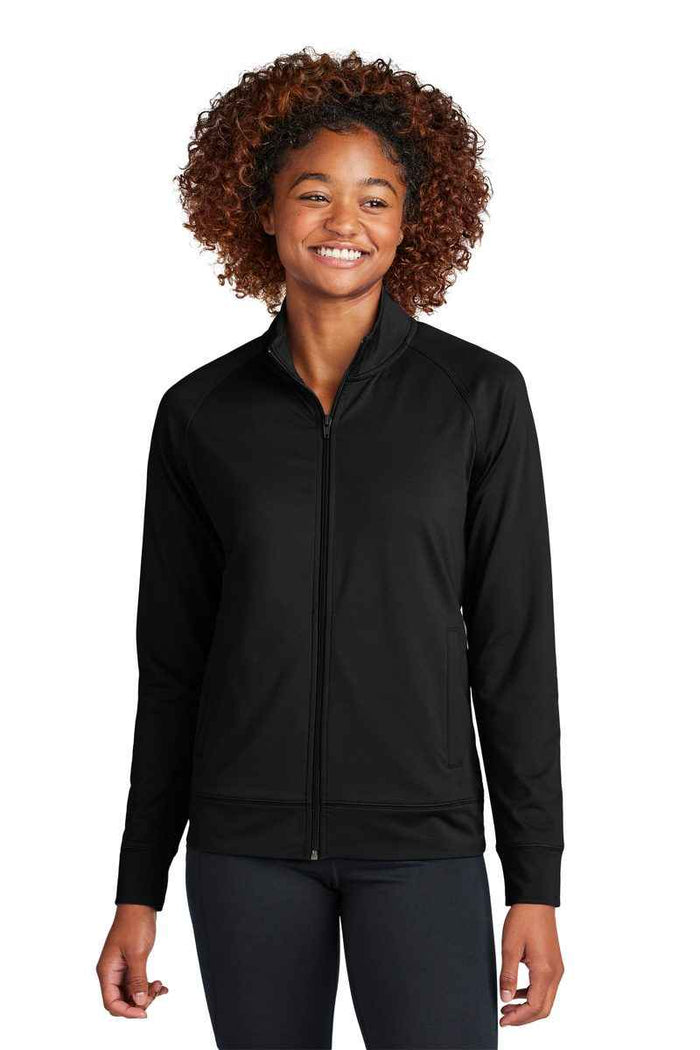 Sport-Tek LST857 - Women's Sport-Wick Stretch Full-Zip Cadet Jacket