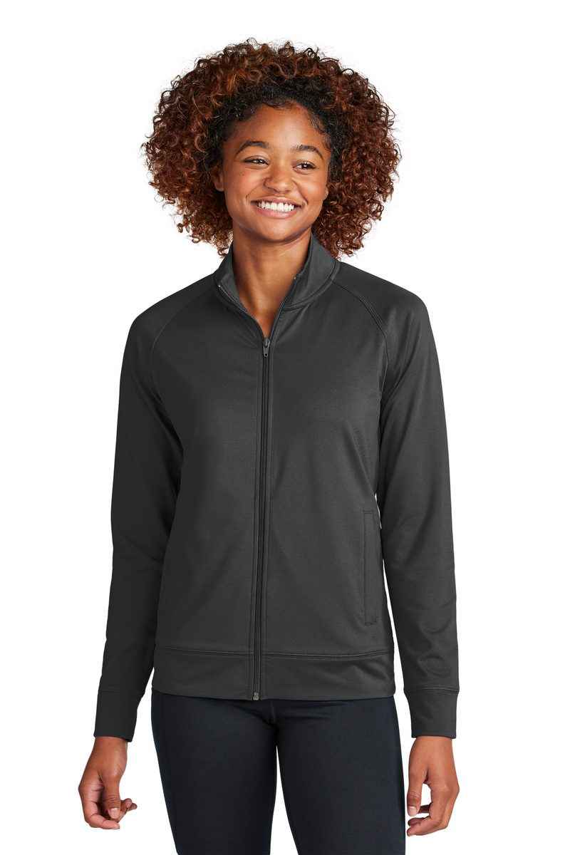 Sport-Tek LST857 - Women's Sport-Wick Stretch Full-Zip Cadet Jacket