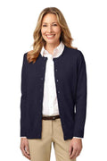 Port Authority LSW304 - Ladies Value Jewel-Neck Cardigan Sweater
