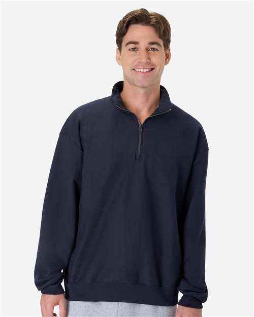 Hanes OG900 - Unisex Beefy® Sweats Premium Heavyweight Quarter-Zip Sweatshirt