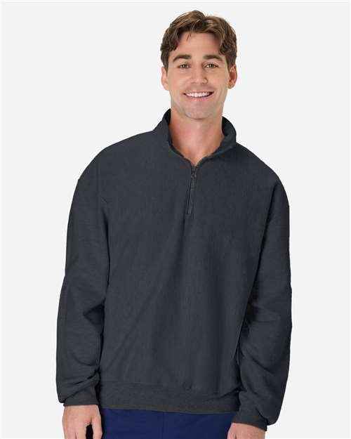 Hanes OG900 - Unisex Beefy® Sweats Premium Heavyweight Quarter-Zip Sweatshirt