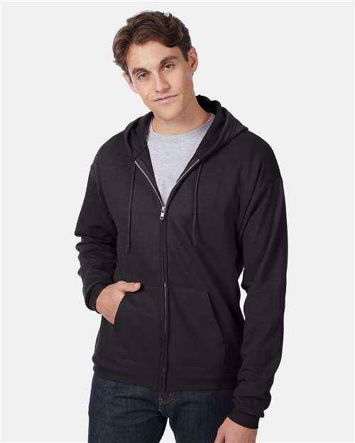 Hanes P180 - Unisex EcoSmart® Full-Zip Hooded Sweatshirt