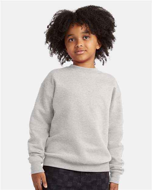 Hanes P360 - Youth EcoSmart® Crewneck Sweatshirt