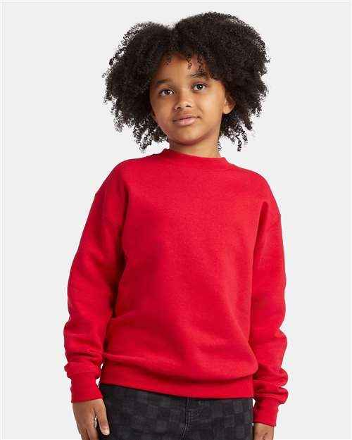 Hanes P360 - Youth EcoSmart® Crewneck Sweatshirt