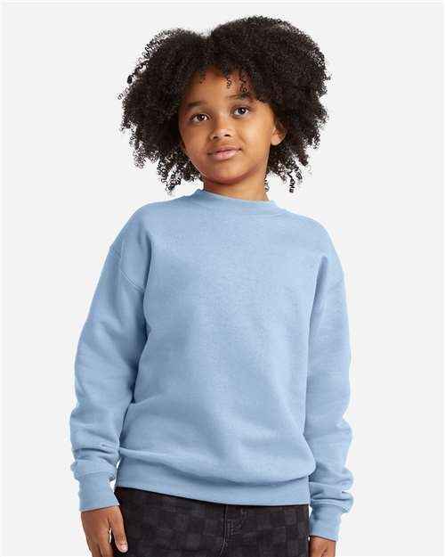 Hanes P360 - Youth EcoSmart® Crewneck Sweatshirt