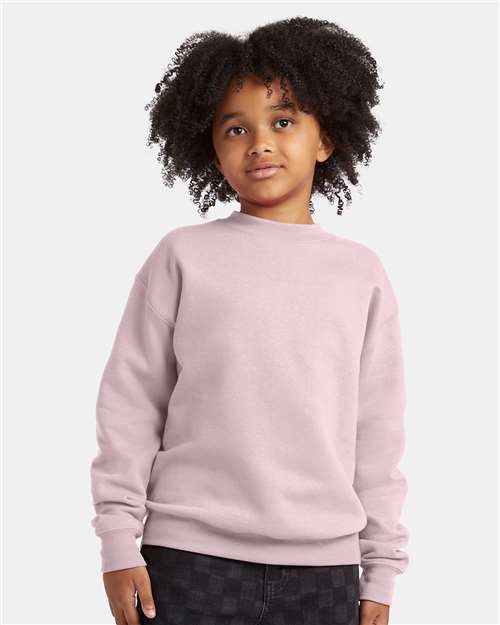 Hanes P360 - Youth EcoSmart® Crewneck Sweatshirt Hanes