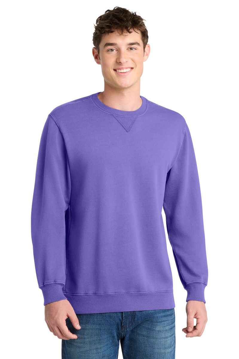 Port & Co PC098 - Beach Wash Garment-Dyed Crewneck Sweatshirt