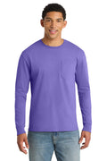 Port & Co PC099LSP - mpany Beach Wash Garment-Dyed Long Sleeve Pocket Tee Port & Company