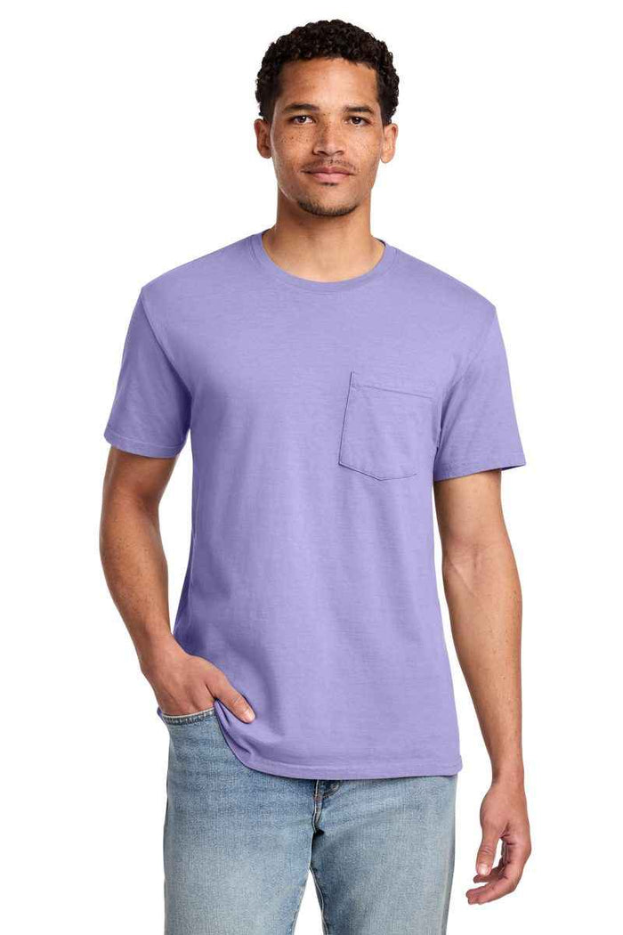 Port & Co PC099P - Beach Wash Garment-Dyed Pocket Tee