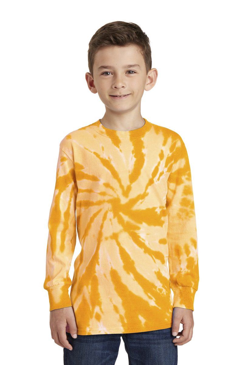 Port & Co PC147YLS - mpany Youth Tie-Dye Long Sleeve Tee Port & Company
