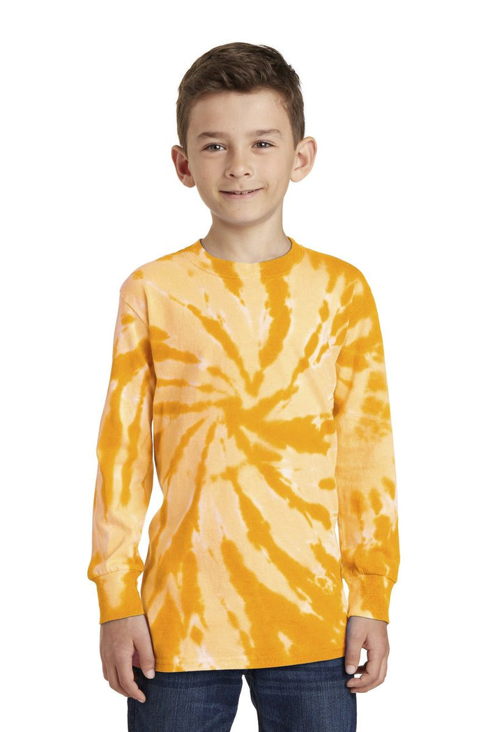 Port & Co PC147YLS - mpany Youth Tie-Dye Long Sleeve Tee