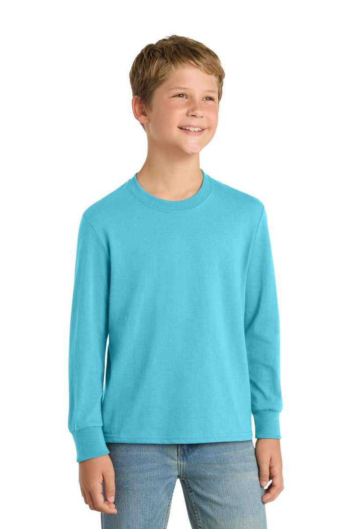 Port & Co PC54YLS - Youth Long Sleeve Core Cotton Tee
