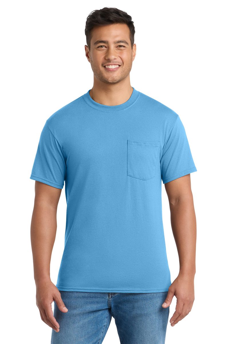 Port & Co PC55PT - Tall Core Blend Pocket Tee Port & Company