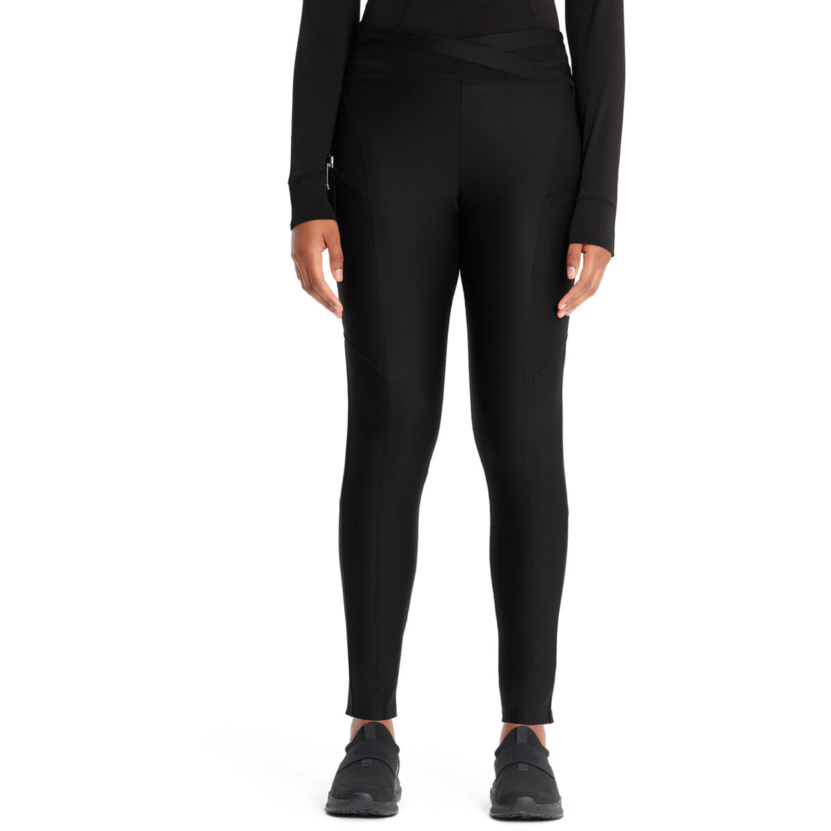 Infinity IN106A - Knit Natural Rise Legging - Black