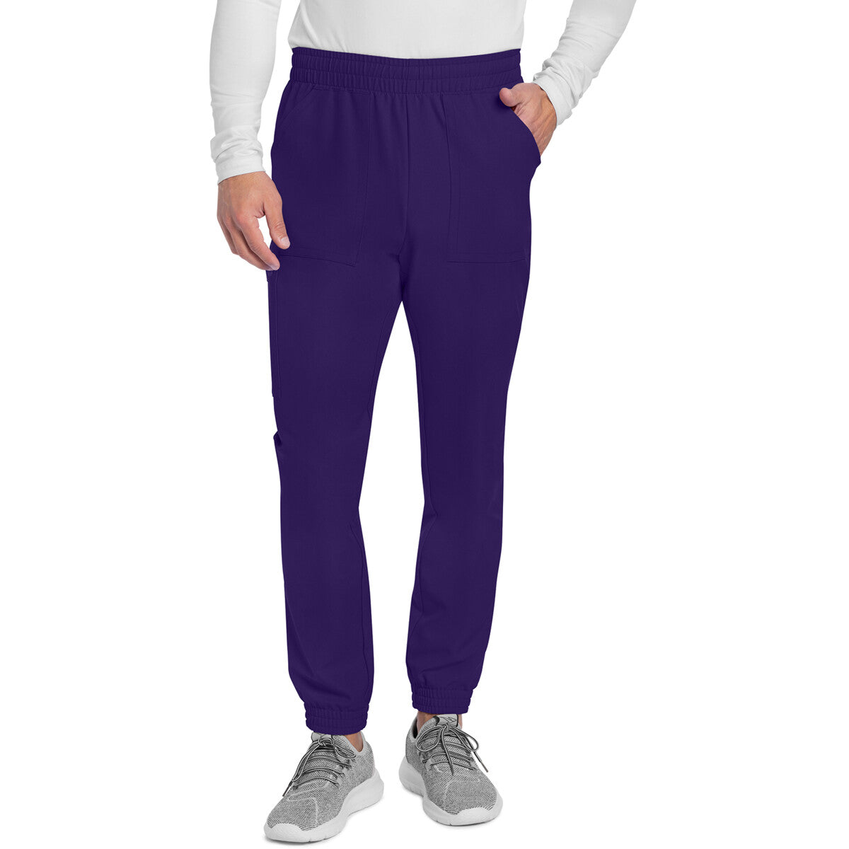 Cherokee CK278A - Men's Mid-Rise Jogger - Grape