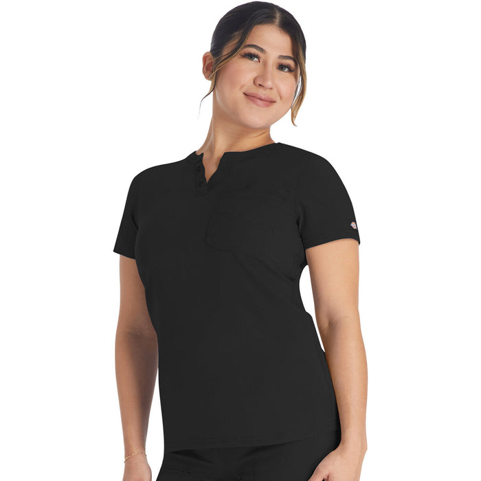Dickies Medical DK681 - Round Neck Henley Top