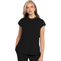 Med Couture MC703 - Round Neck Tuckable Top - Black
