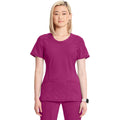 Cherokee 2624A - Round Neck Top - Future Fuchsia