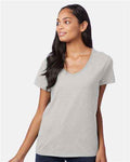 Hanes S04V - Women's Perfect-T V-Neck T-Shirt