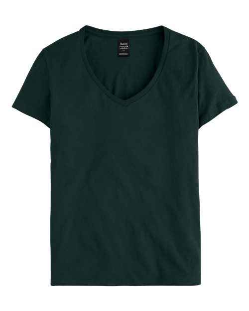Hanes S04V - Women's Perfect-T V-Neck T-Shirt