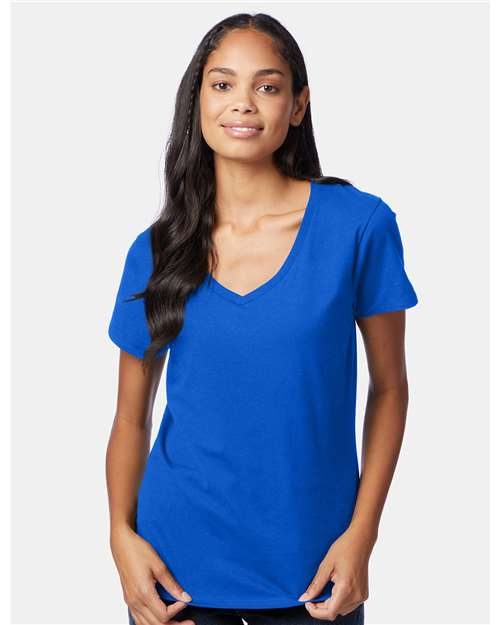 Hanes S04V - Women's Perfect-T V-Neck T-Shirt Hanes