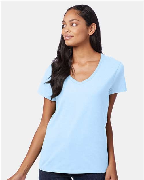 Hanes S04V - Women's Perfect-T V-Neck T-Shirt Hanes