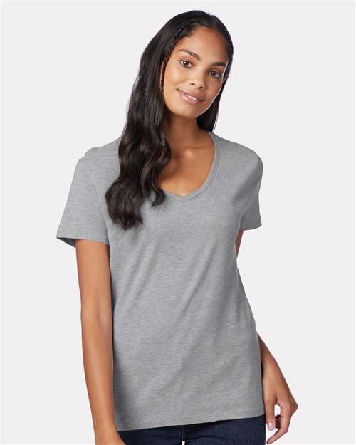 Hanes S04V - Women's Perfect-T V-Neck T-Shirt Hanes