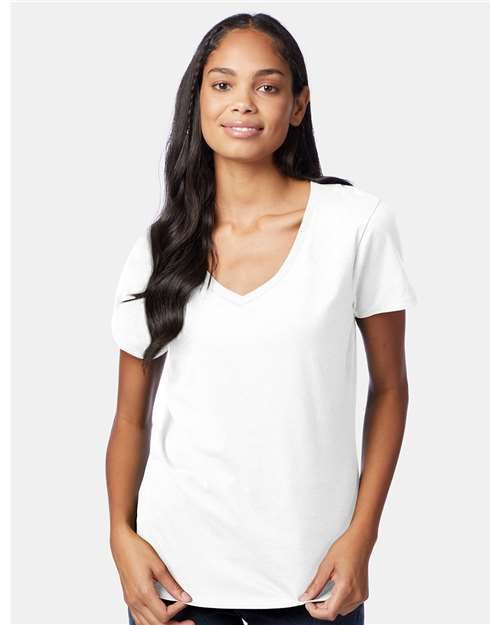 Hanes S04V - Women's Perfect-T V-Neck T-Shirt Hanes