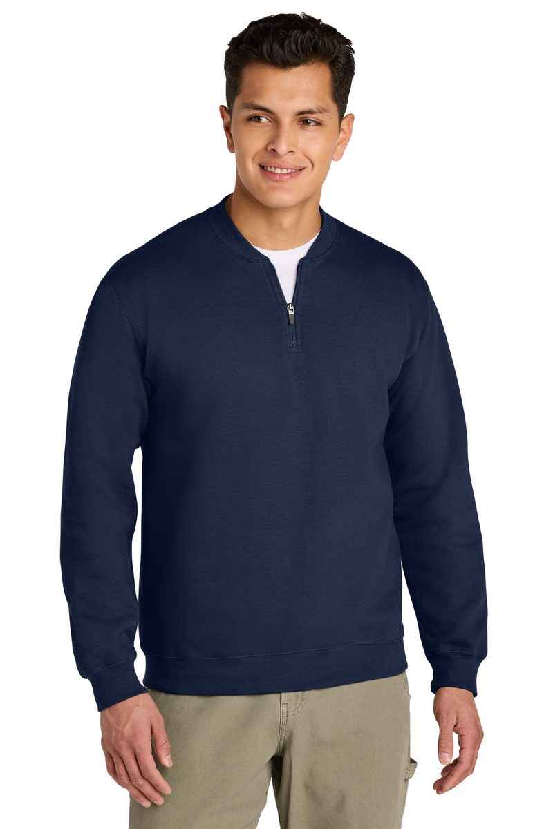 Gildan SF008 - Unisex Softstyle® Midweight Quarter-Zip Sweatshirt