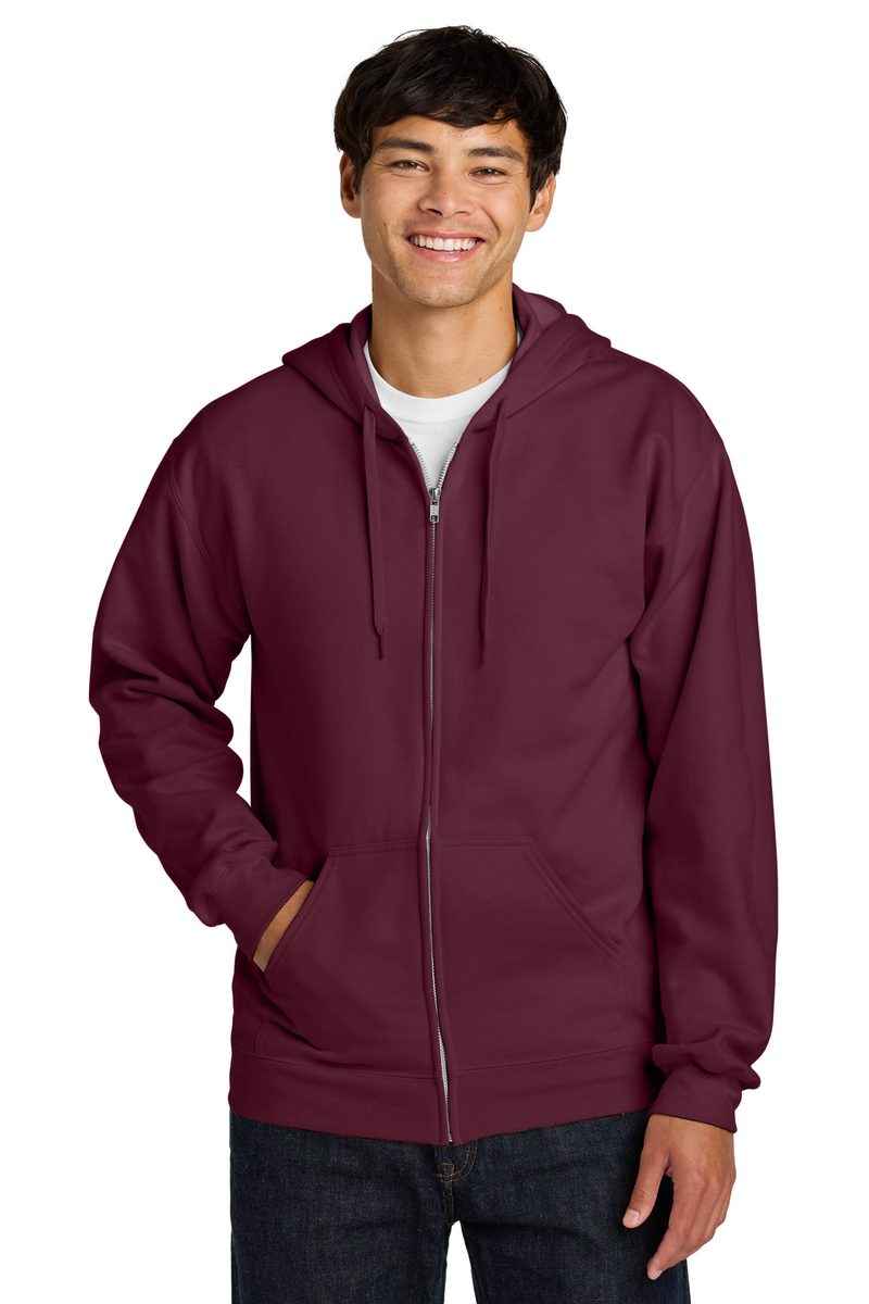 Gildan SF600 - Unisex Softstyle® Midweight Full-Zip Hooded Sweatshirt