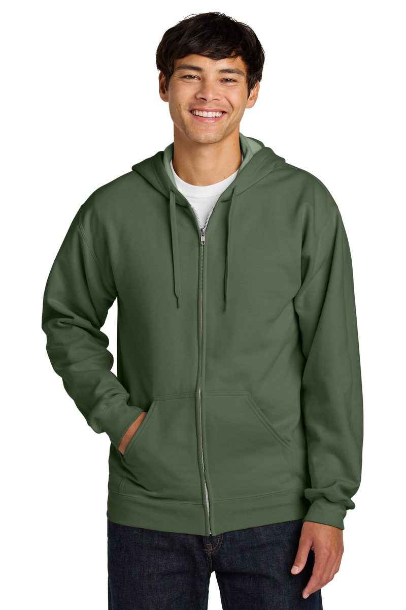 Gildan SF600 - Unisex Softstyle® Midweight Full-Zip Hooded Sweatshirt