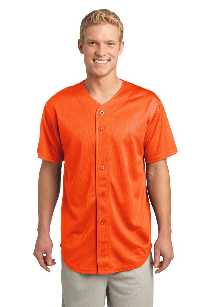 Sport-Tek ST220 - PosiCharge Tough Mesh Full-Button Jersey Sport-Tek