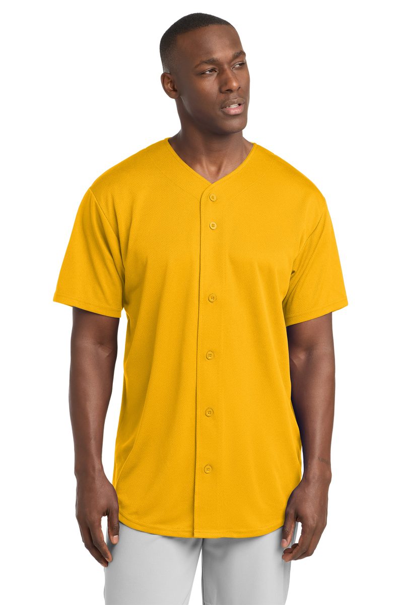 Sport-Tek ST220 - PosiCharge Tough Mesh Full-Button Jersey Sport-Tek