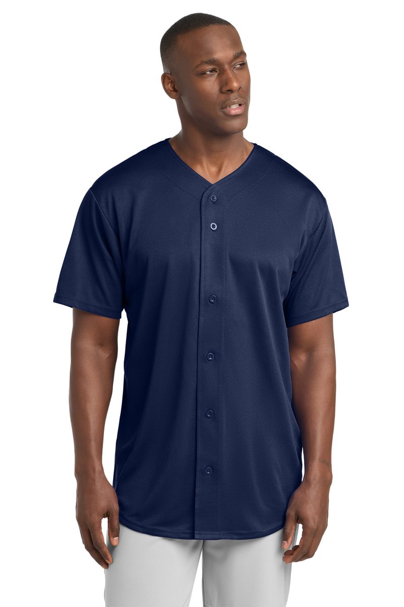 Sport-Tek ST220 - PosiCharge Tough Mesh Full-Button Jersey Sport-Tek