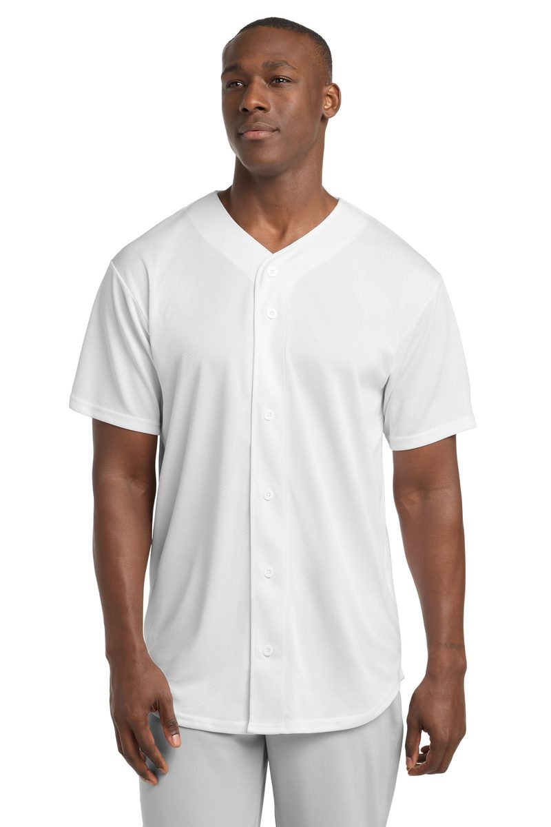 Sport-Tek ST220 - PosiCharge Tough Mesh Full-Button Jersey Sport-Tek