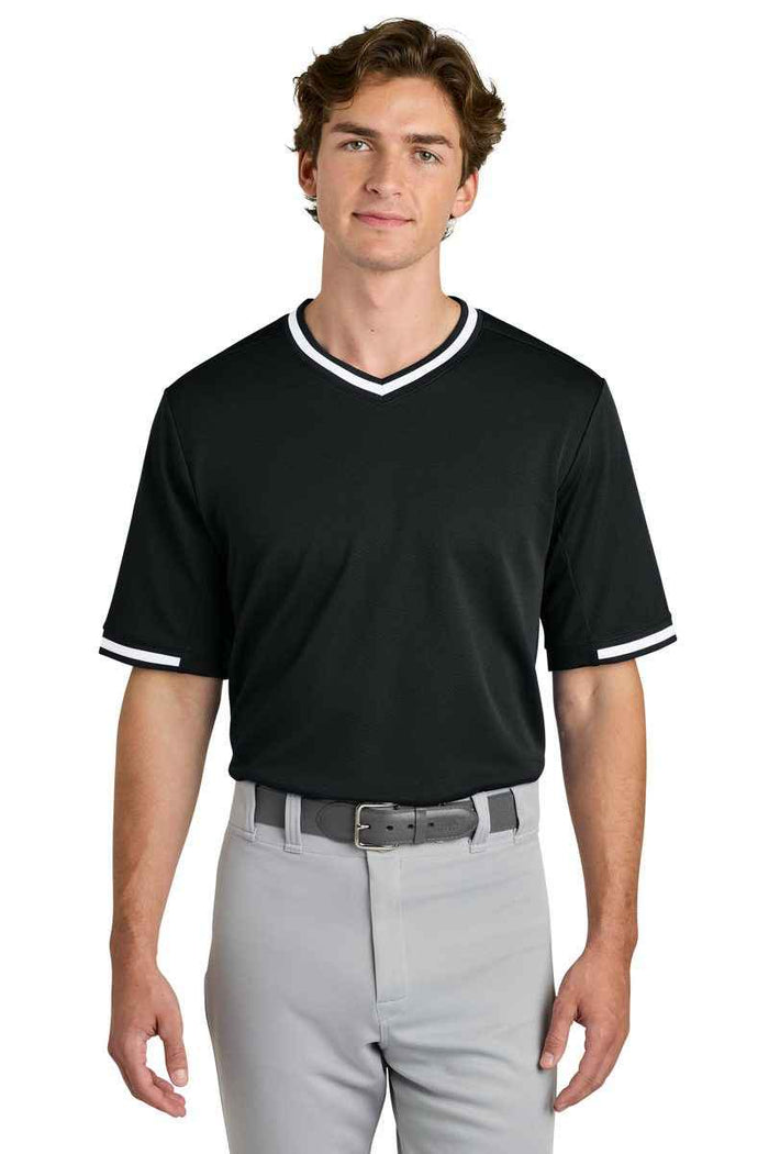 Sport-Tek ST221 - Tough Mesh V-Neck Baseball Jersey