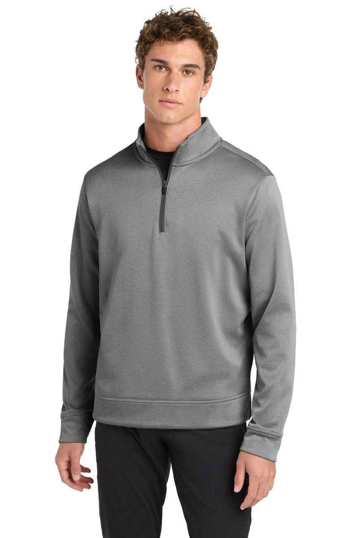 Sport-Tek ST263 - PosiCharge Sport-Wick Heather Fleece 1/4-Zip Pullover