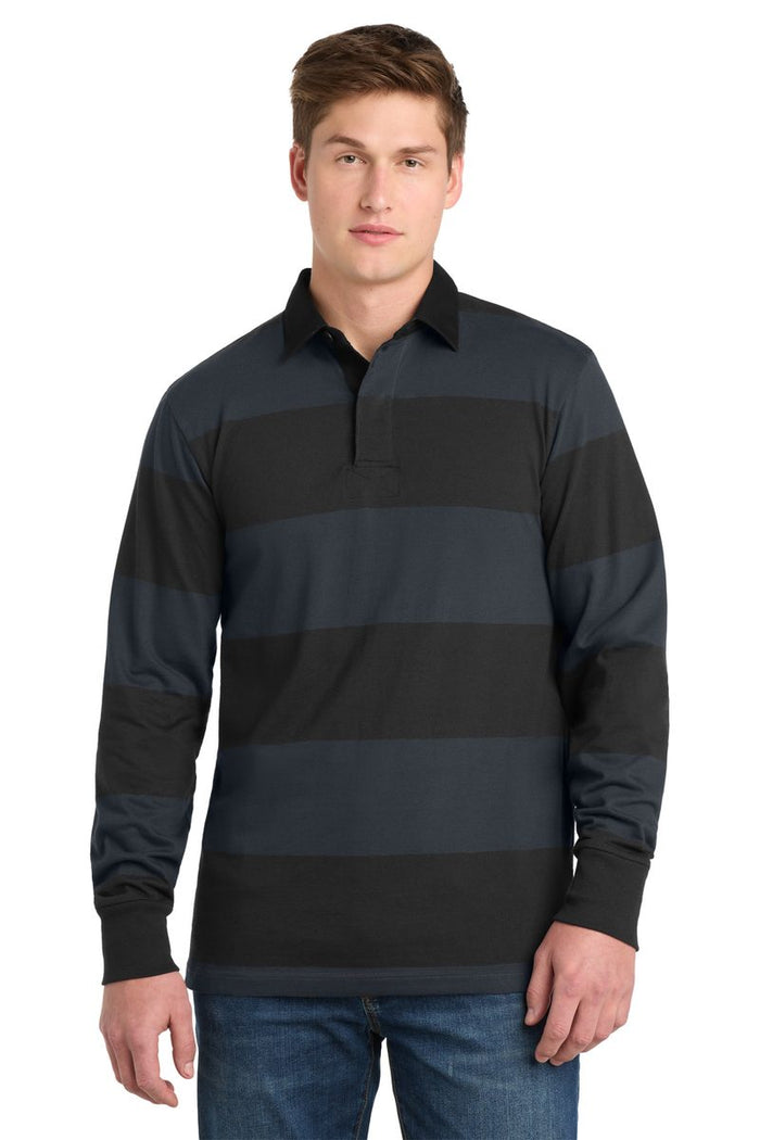 Sport-Tek ST301 - Classic Long Sleeve Rugby Polo