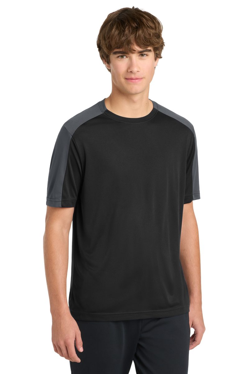 Sport-Tek ST354 - PosiCharge Competitor Sleeve-Blocked Tee Sport-Tek