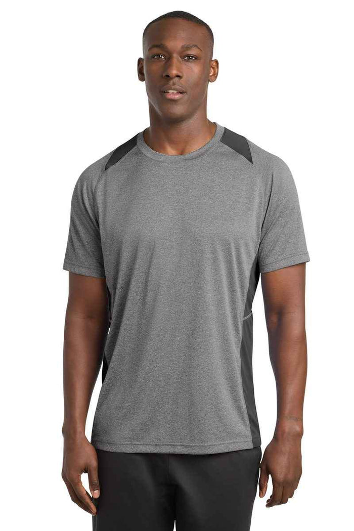 Sport-Tek ST361 - Heather Colorblock Contender Tee