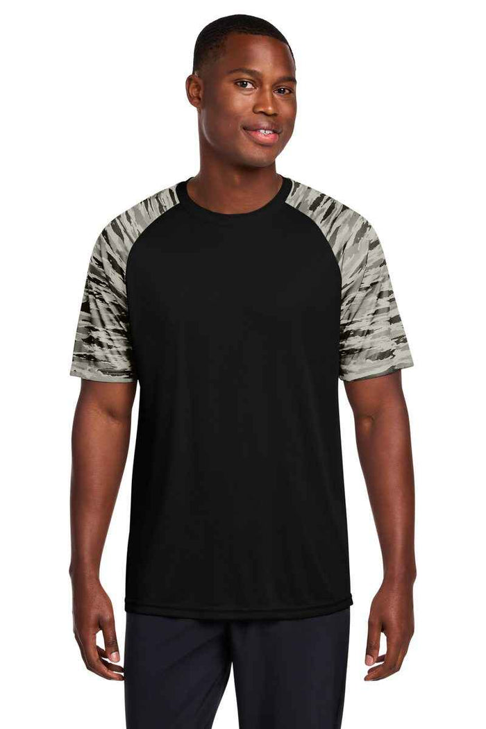 Sport-Tek ST376 - Drift Camo Colorblock Tee