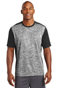 Sport-Tek ST395 - PosiCharge Electric Heather Colorblock Tee Sport-Tek