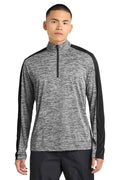 Sport-Tek ST397 - PosiCharge Electric Heather Colorblock 1/4-Zip Pullover