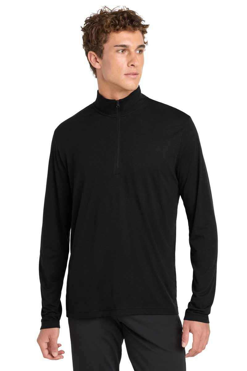 Sport-Tek ST407 - PosiCharge Tri-Blend Wicking 1/4-Zip Pullover