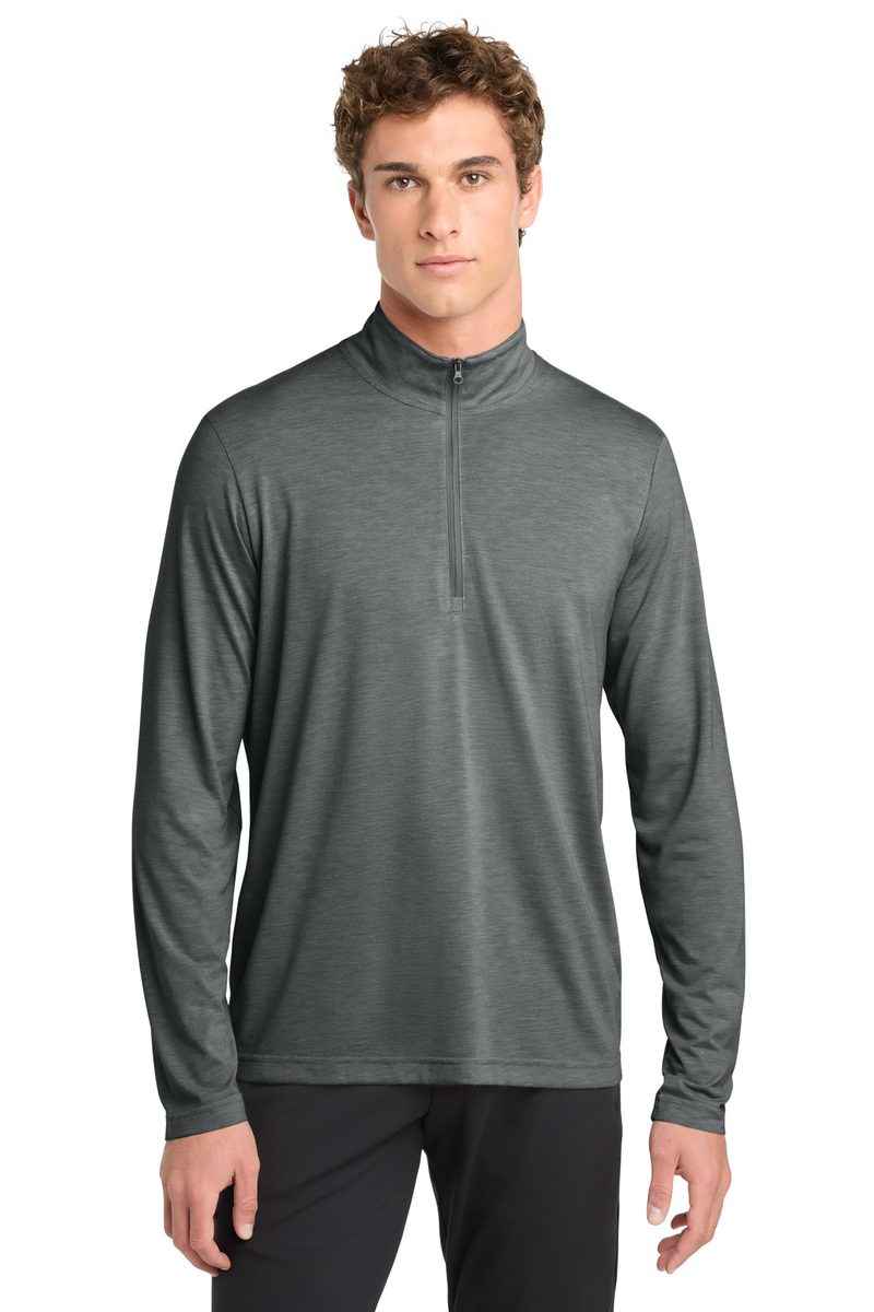Sport-Tek ST407 - PosiCharge Tri-Blend Wicking 1/4-Zip Pullover