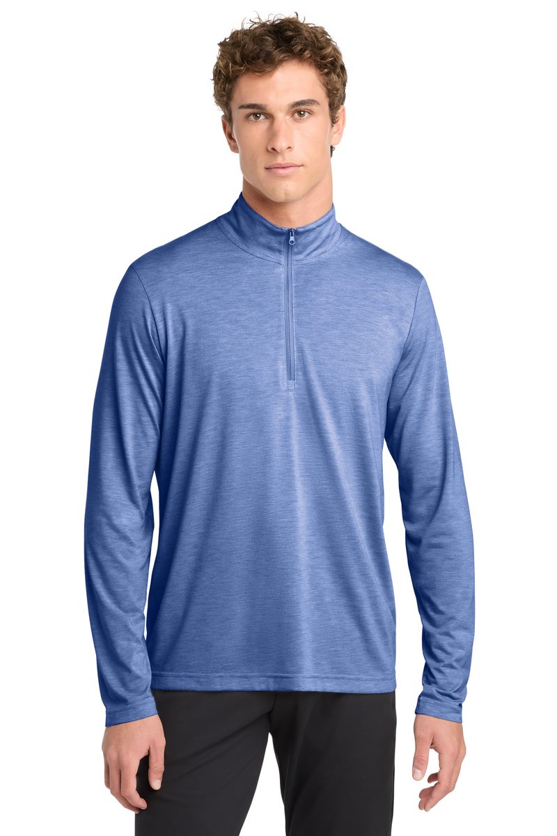 Sport-Tek ST407 - PosiCharge Tri-Blend Wicking 1/4-Zip Pullover Sport-Tek