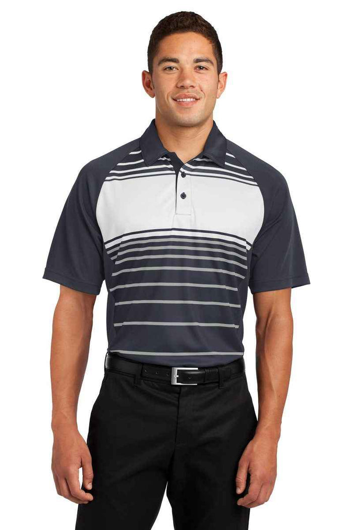 Sport-Tek ST600 - Dry Zone Sublimated Stripe Polo