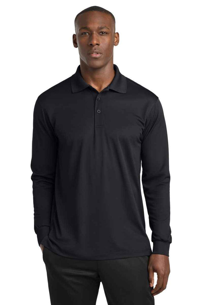 Sport-Tek ST657 - Long Sleeve Micropique Sport-Wick Polo