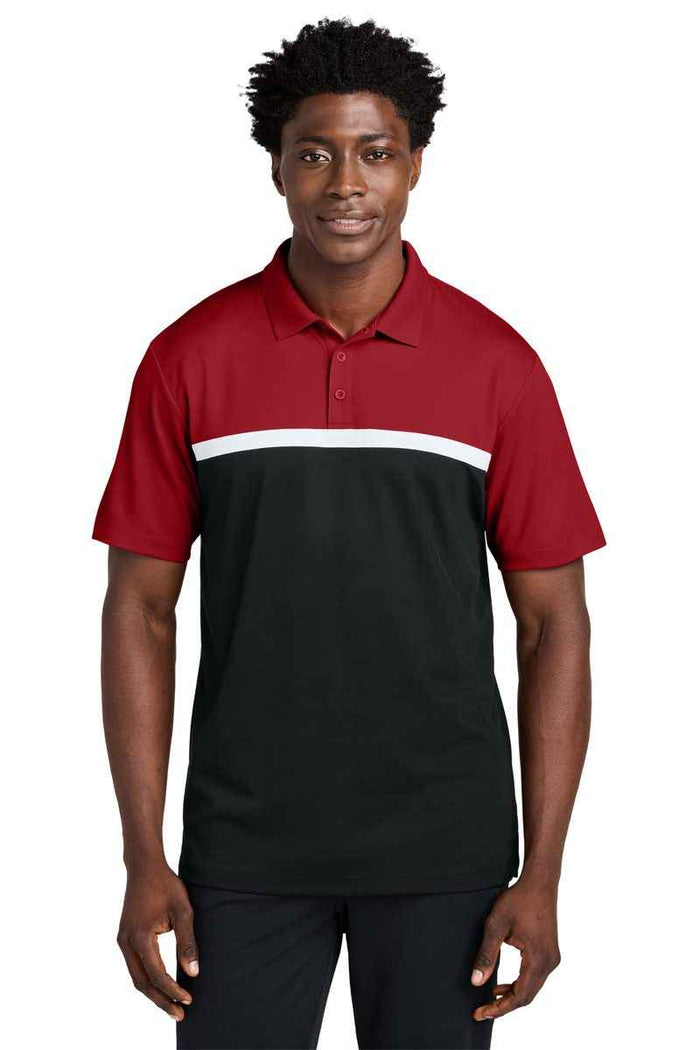 Sport-Tek ST741 - UV Micropique Colorblock Polo