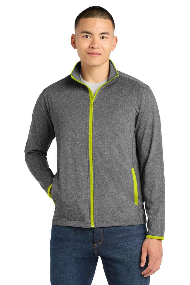 Sport-Tek ST853 - Sport-Wick Stretch Contrast Full-Zip Jacket